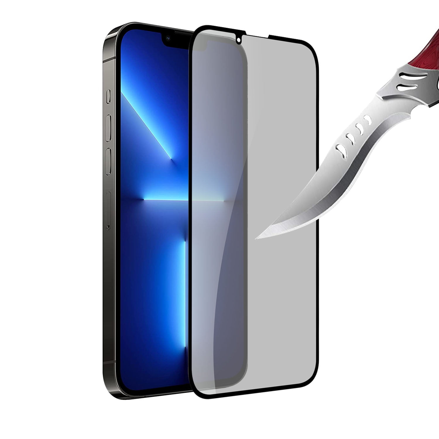 For iPhone 15 Pro Privacy Tempered