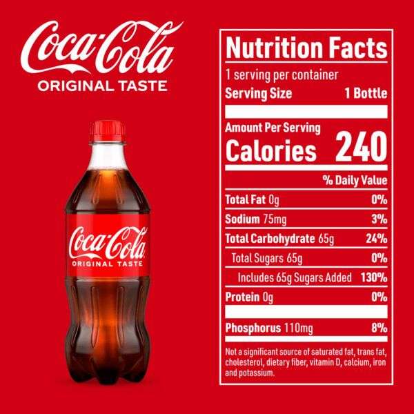 Coca Cola Classic 20 oz Plastic Bottles - Pack of 24 - Image 5