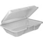 9x6 Foam Hinged-Lid Medium Container (200/cs)
