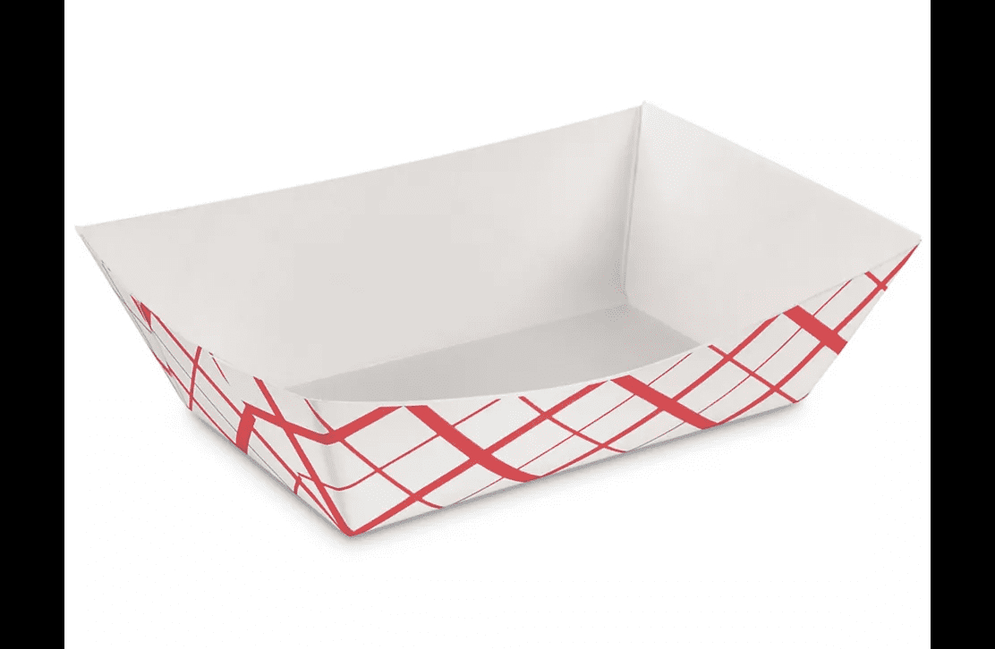 Paper Food Trays – 1 lb 1000 Piece Case