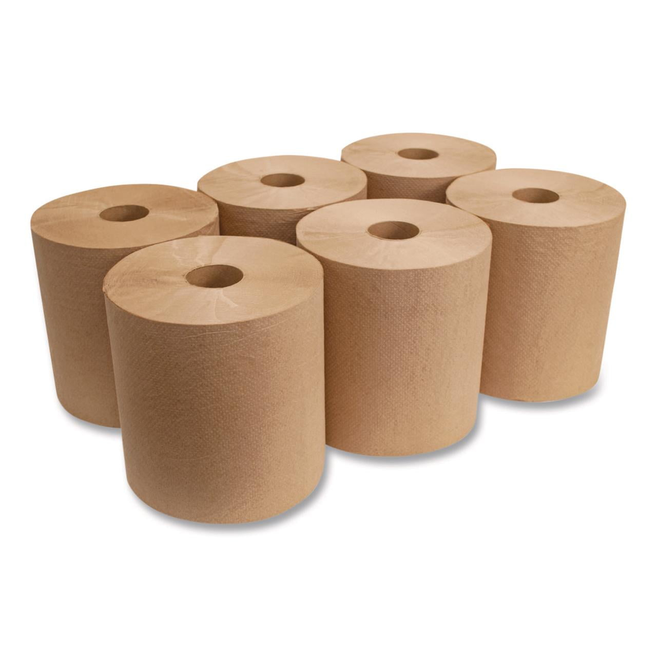 Boardwalk Green Universal Roll Towels 1-Ply 8″ x 800 ft Natural 6 Rolls/Carton BWK16GREEN