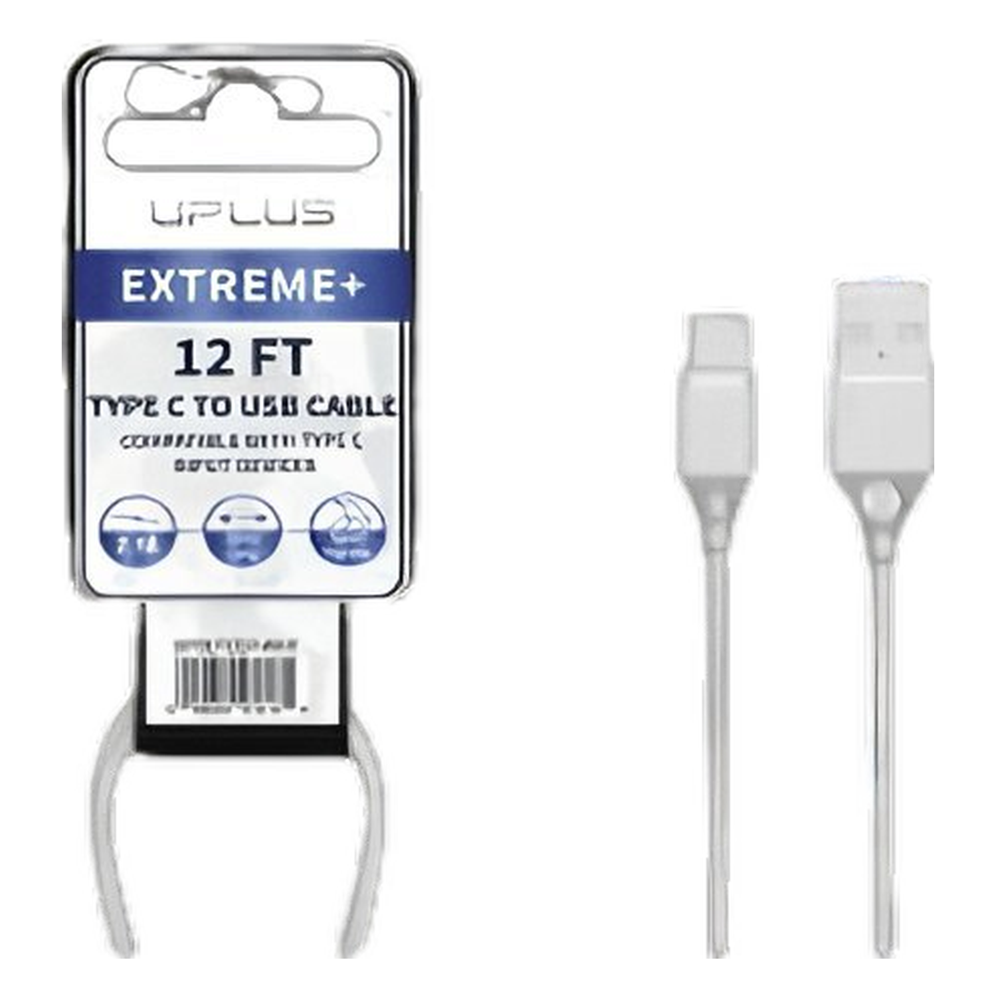 U-PLUS Accessories 12 Ft Cable Fast Charging with Includes Only the 12 Ft Cable, New