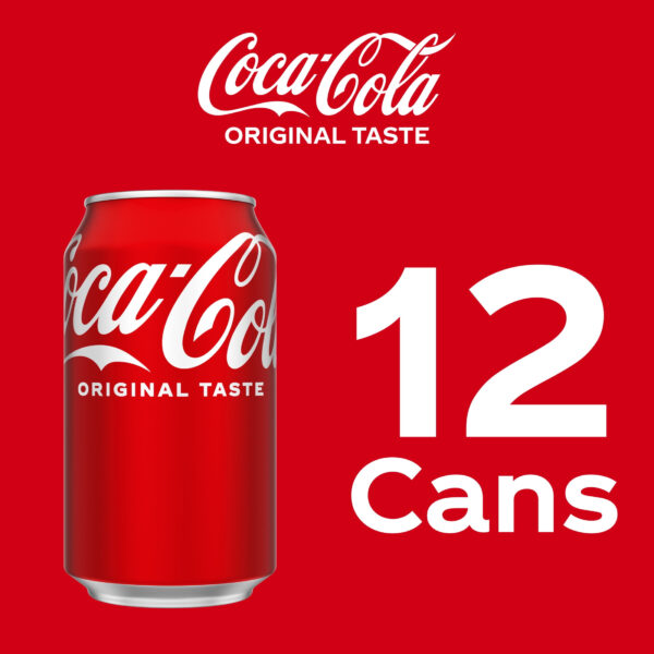 Coca-Cola Classic Soda Pop, 12 fl oz Cans, 24 Pack - Image 14