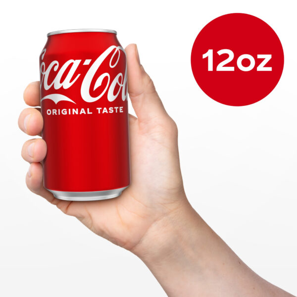 Coca-Cola Classic Soda Pop, 12 fl oz Cans, 24 Pack - Image 15