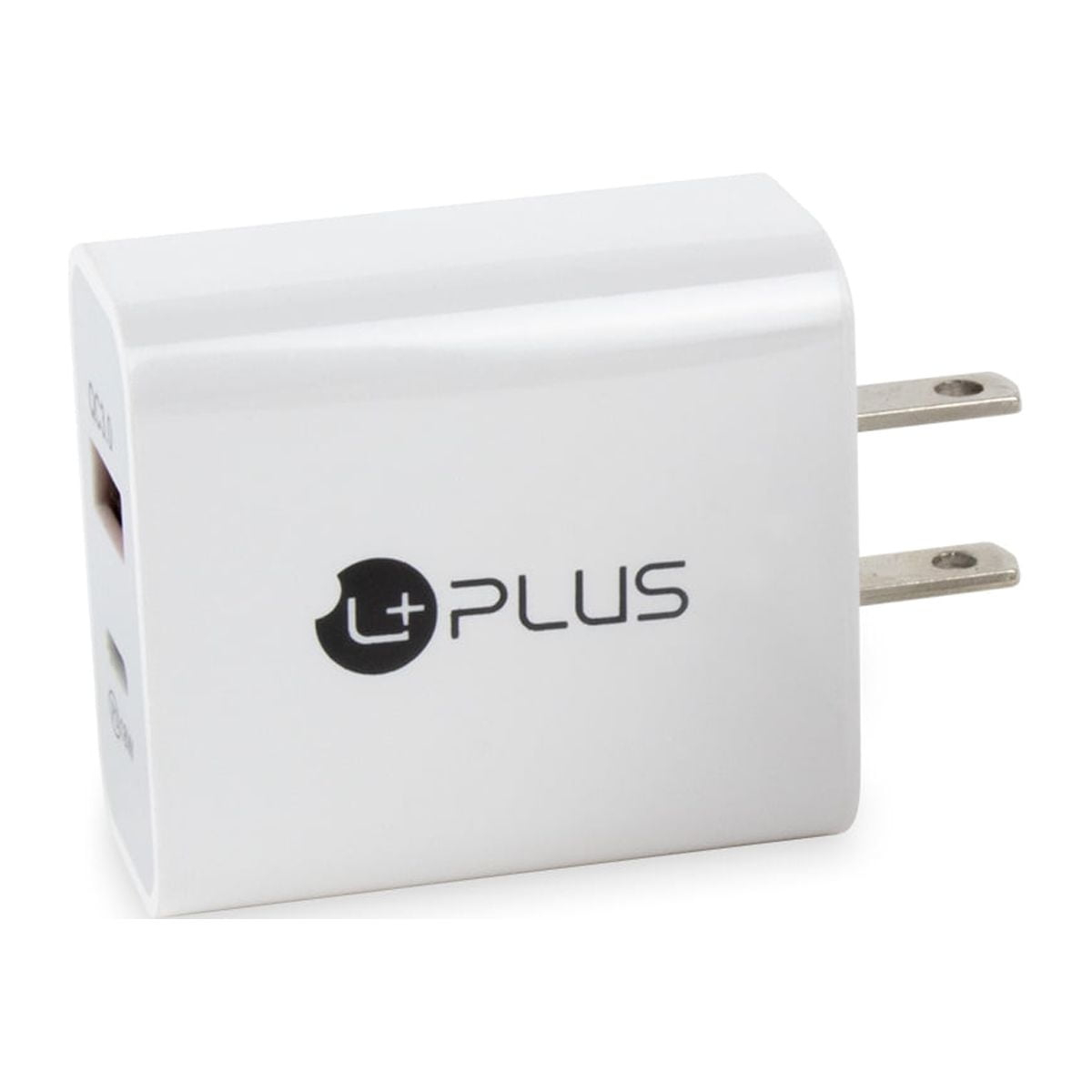 UPLUS Dual Home Adapter Fast Charging Phone Charger, White with Adapter