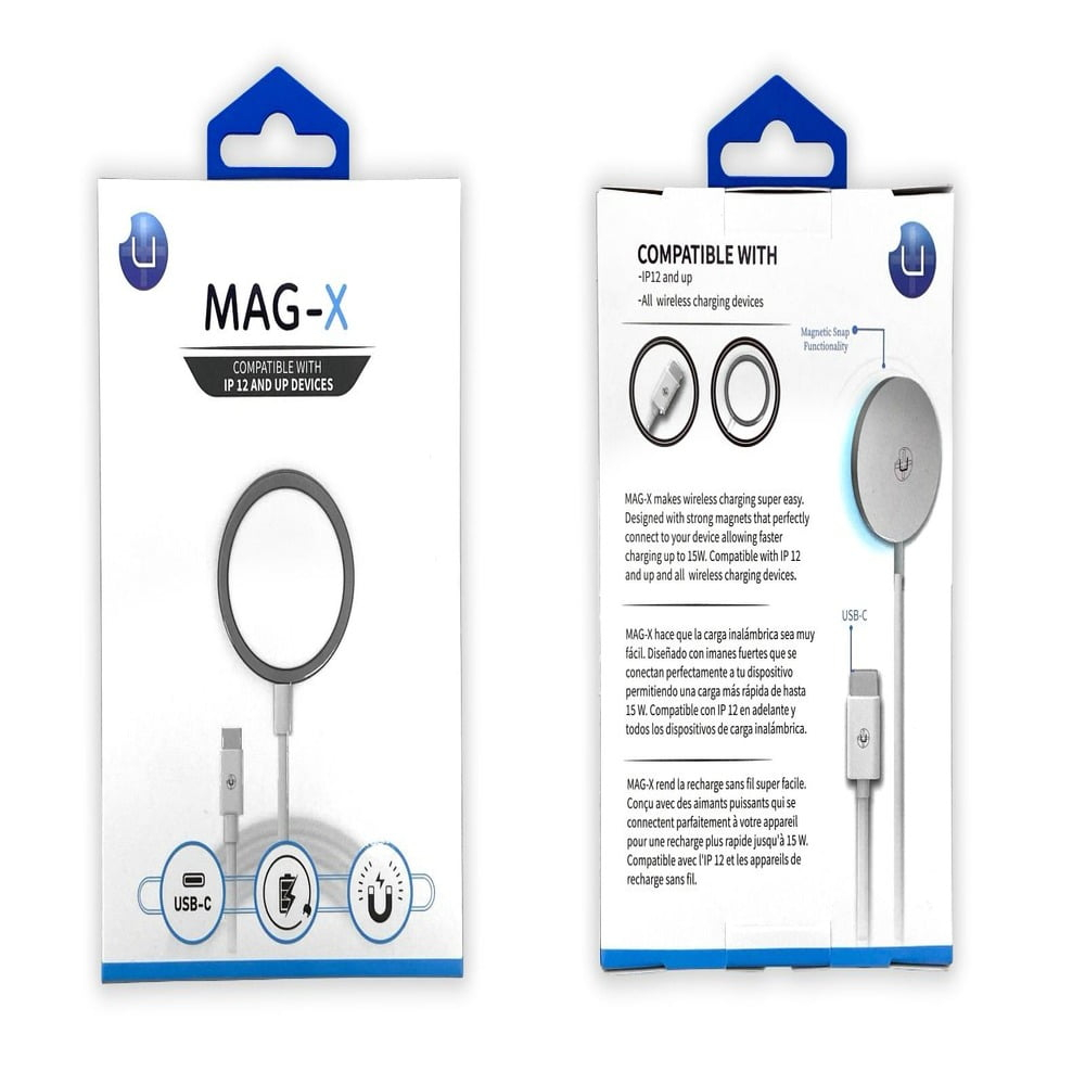 UPLUS MAGX MAGNETIC TYPE-C CHARGING CABLE- WHITE (UP01MGX) (LANE A RACK 4 UPLUS2)