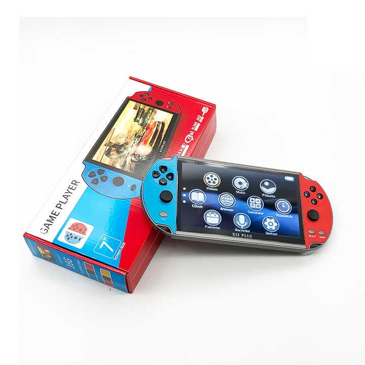 H&MI 7-Inch Handheld Video Game Console with 1000 Games, 16GB Memory