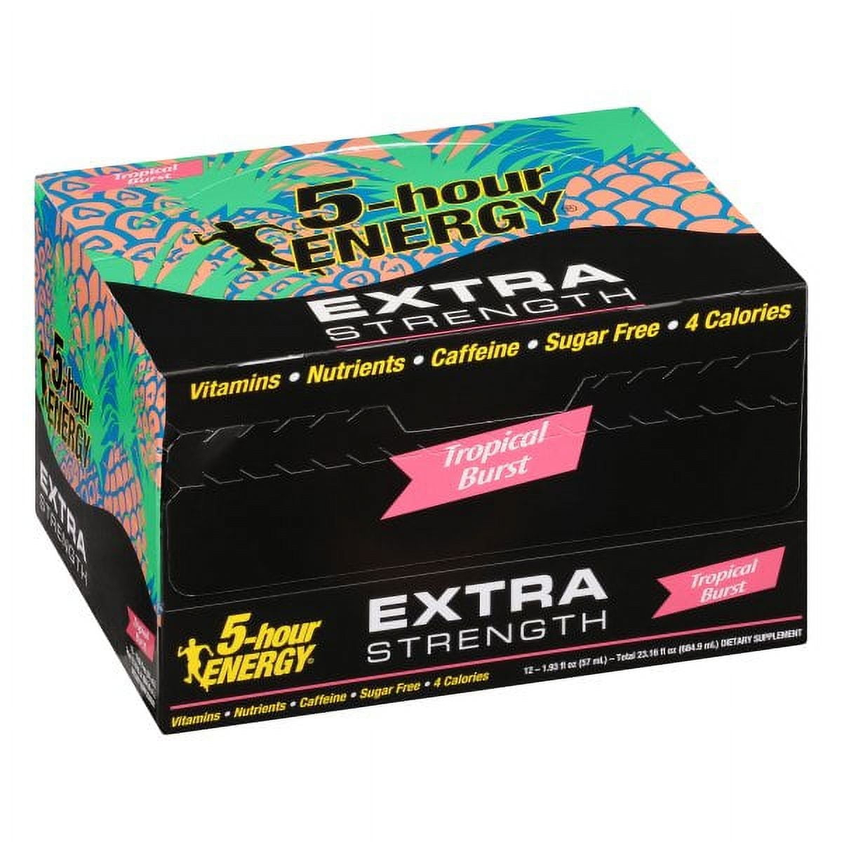 5-Hour Energy Tropical Burst | Extra Strength | 12 bottles