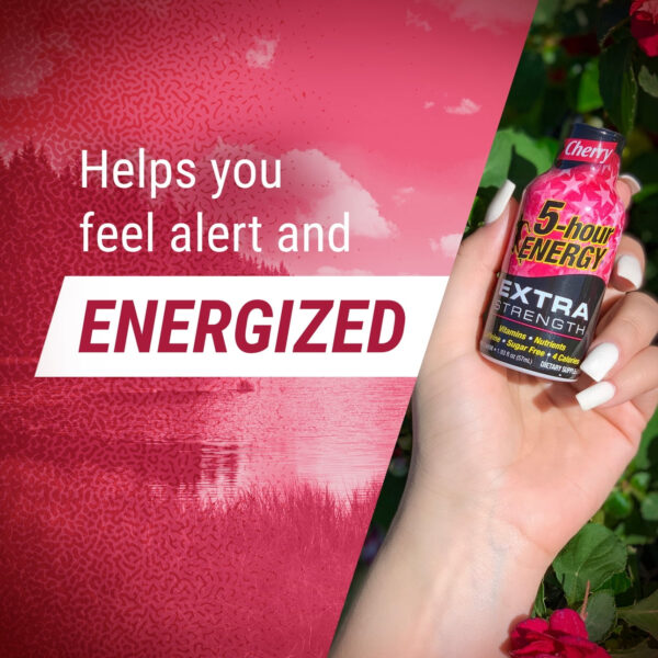 5-hour ENERGY® Shot, Extra Strength Cherry, 1.93 oz, 12 Count - Image 6