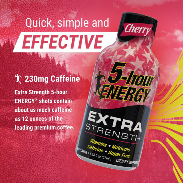 5-hour ENERGY® Shot, Extra Strength Cherry, 1.93 oz, 12 Count - Image 8