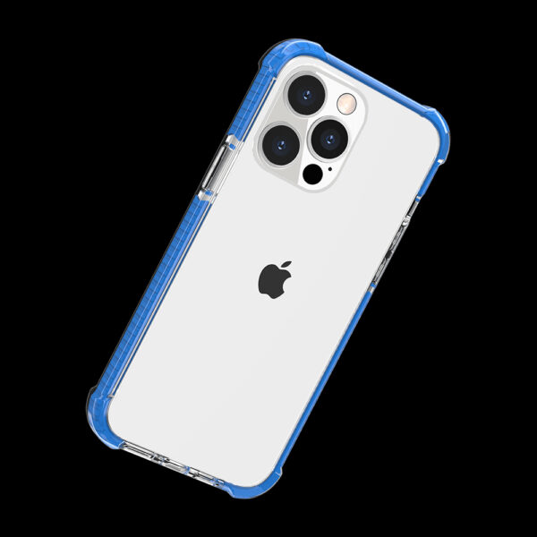 For iPhone 15 Acrylic Tough 2.5mm Transparent ShockProof Hybrid Case Cover - Black - Image 10