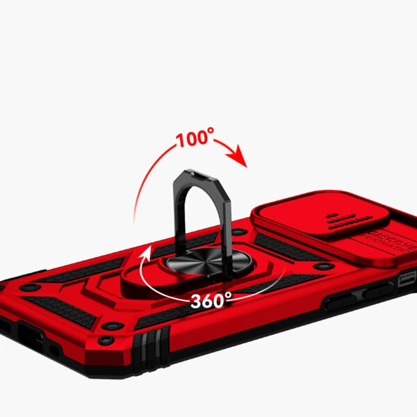 For iPhone 15 Pro Max Case Shockproof RingStand Lens Cover + 2 Screen Protectors - Image 9