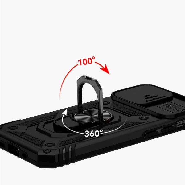 For iPhone 15 Pro Max Case Shockproof RingStand Lens Cover + 2 Screen Protectors - Image 14