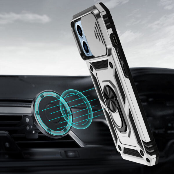 For iPhone 15 Pro Max Case Shockproof RingStand Lens Cover + 2 Screen Protectors - Image 17