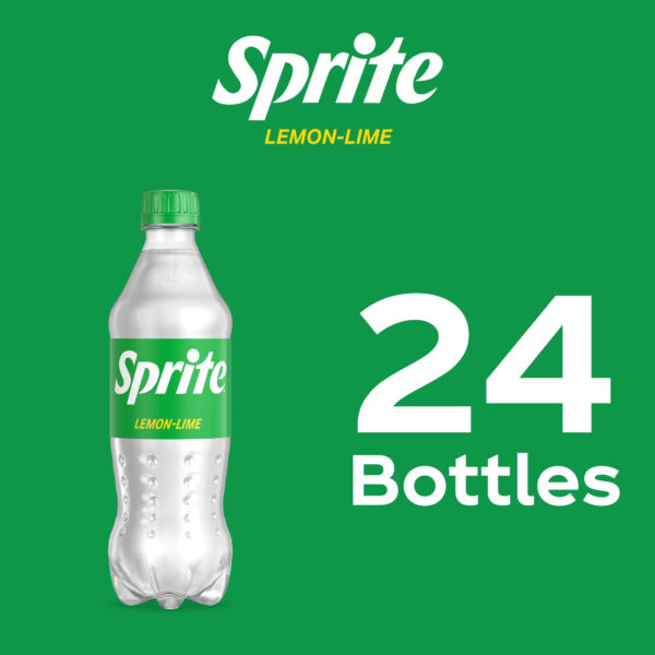 Sprite Lemon Lime Soda Soft Drinks, 16.9 fl oz, 24 Pack - Image 6