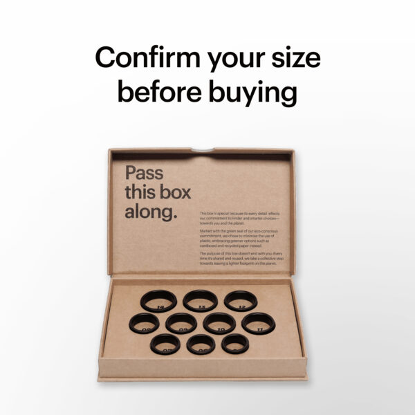 Ultrahuman Ring AIR Size 11 - World’s Lightest Sleep-Tracking Wearable - Matte Grey - Image 10