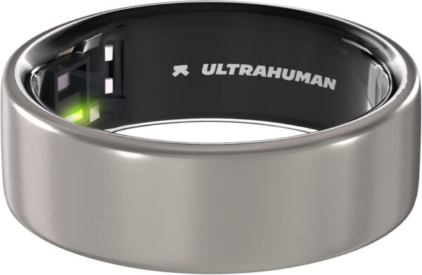 Ultrahuman Ring AIR Size 11 - World’s Lightest Sleep-Tracking Wearable - Matte Grey - Image 17