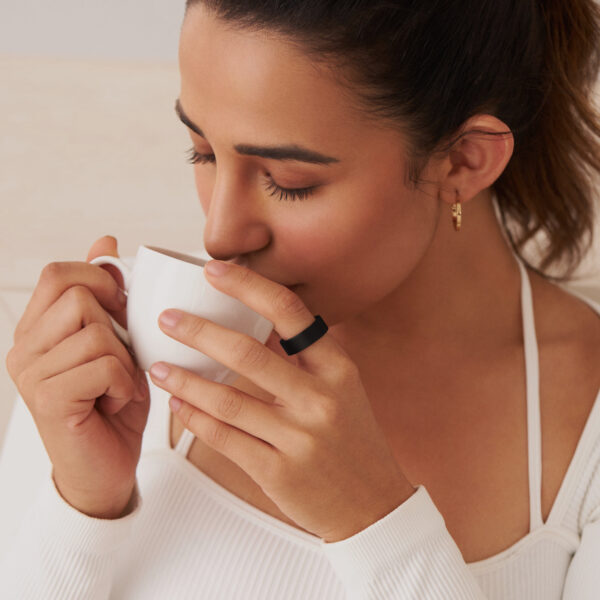 Ultrahuman Ring AIR Size 11 - World’s Lightest Sleep-Tracking Wearable - Bionic Gold - Image 14