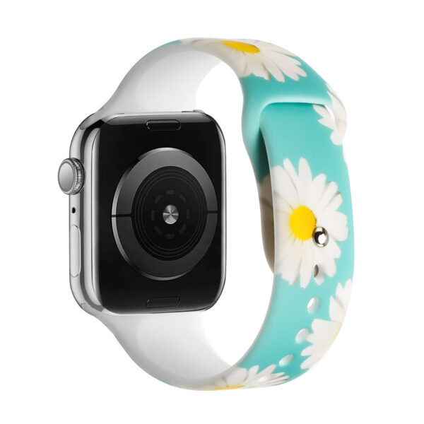 For Apple Watch Size Ultra 49/42/44/45mm Premium Silicone Design Watch Band - B - Image 6