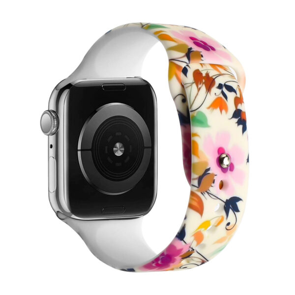For Apple Watch Size Ultra 49/42/44/45mm Premium Silicone Design Watch Band - B - Image 9
