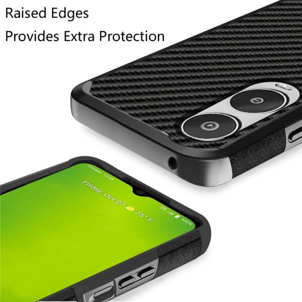 For Cricket Icon 6 Case, AT&T Verge Case Tough Strong Hybrid Design Phone Cover - Image 6
