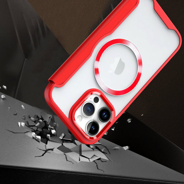 For iPhone 15 PRO Case Bank Card Flap Magnetic Charging Cover + 2 Tempered Glass - Image 15