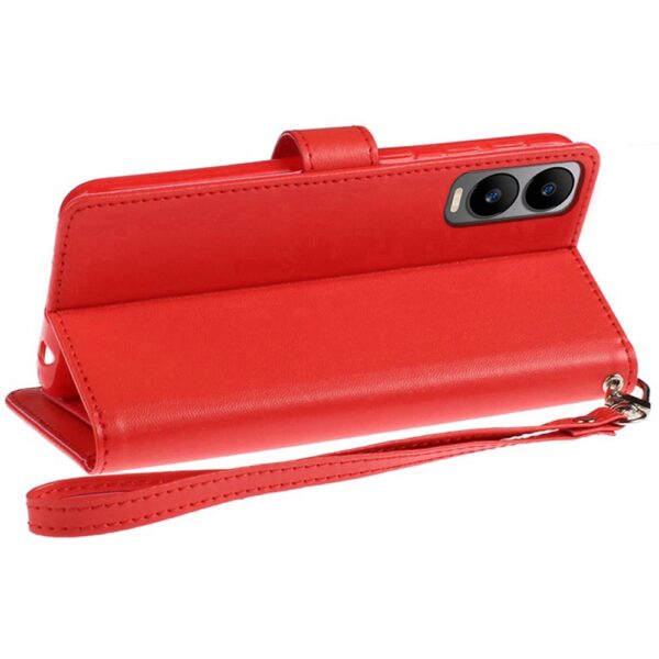 For Cricket Debut S3 Case PU Leather Phone Wallet Extra Card Flap and Wristlet - Image 3