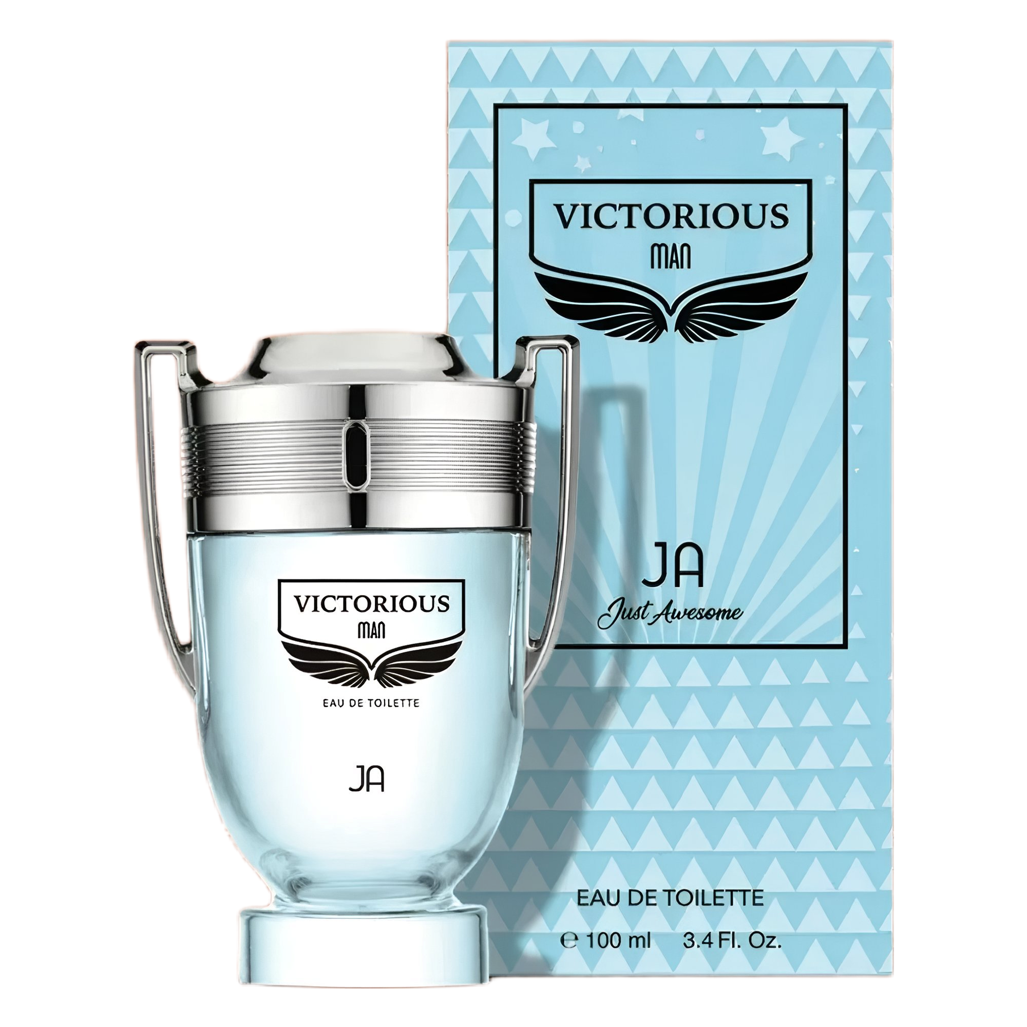 VICTORIOUS MAN Just Awesome Perfume for Men – 3.4 FL Oz | 100 ml EDT Spray