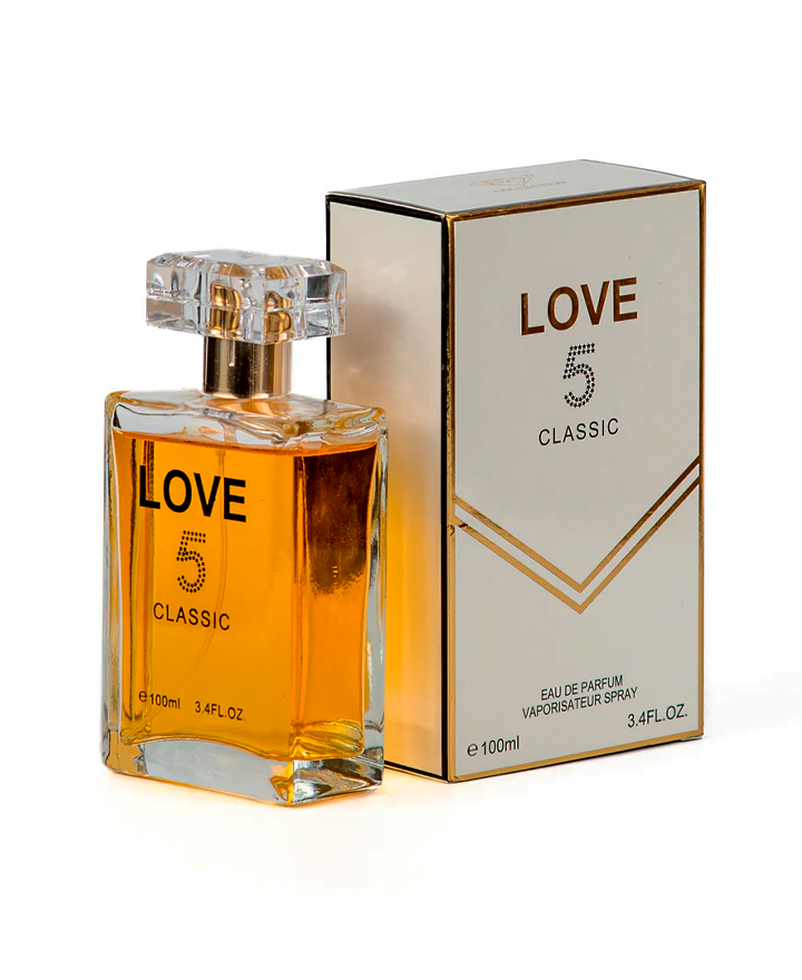 EBC LOVE 5 CLASSIC EAU DE PARFUM SPRAY 100 ML. INSPIRED CHANEL NO.5 BY CHANEL