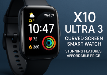 Home 5 19 X10 Ultra 3 Curved Screen Smart Watch – Stunning Features, Affordable Price